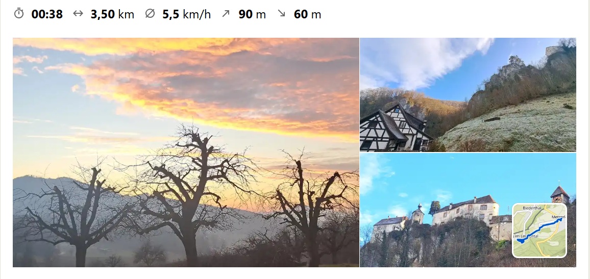 Abendspaziergang bei Burg i.L.